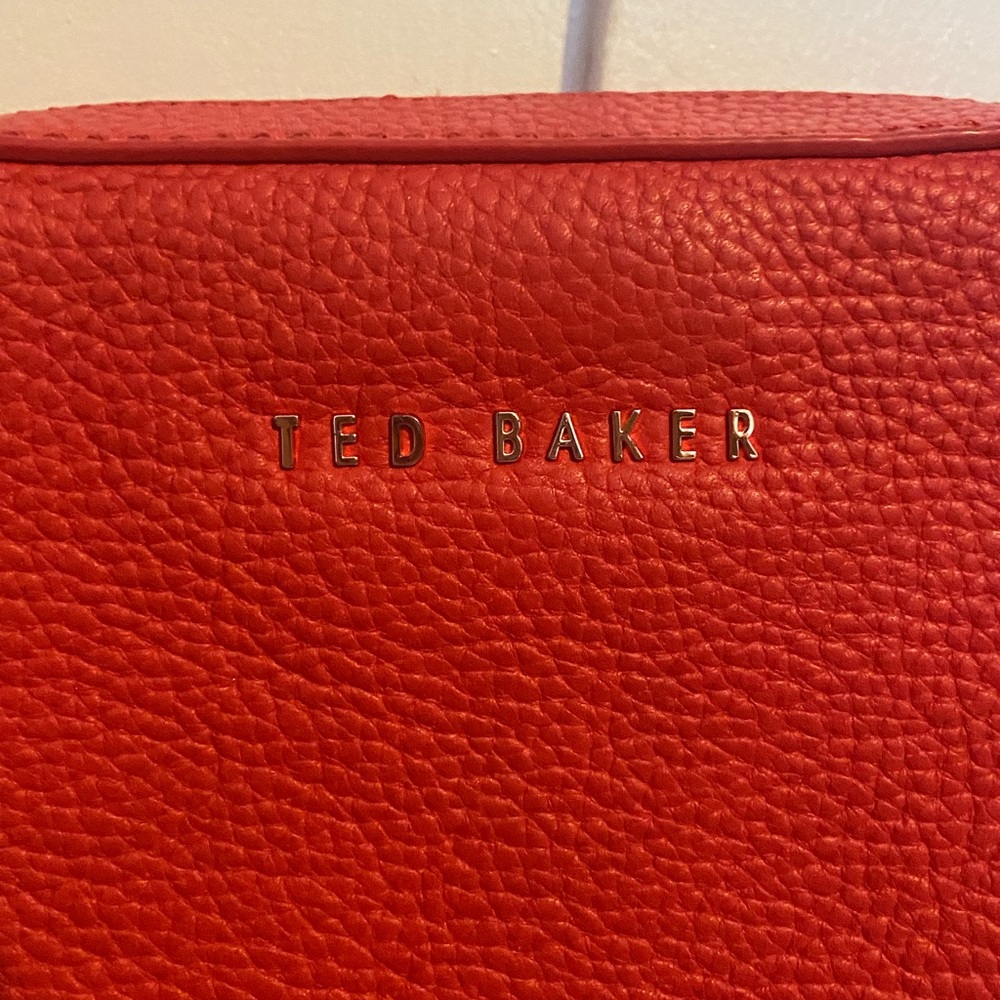 TED BAKER Red leather crossbody Bag